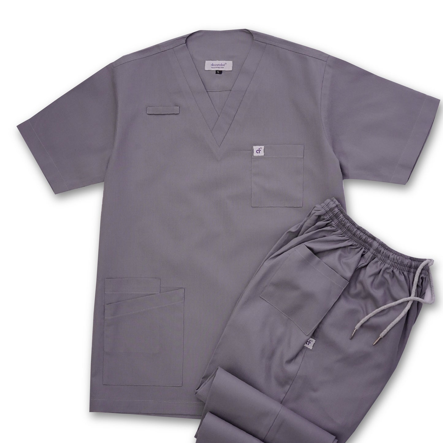 PRIME - Ash Grey Unisex Scrub