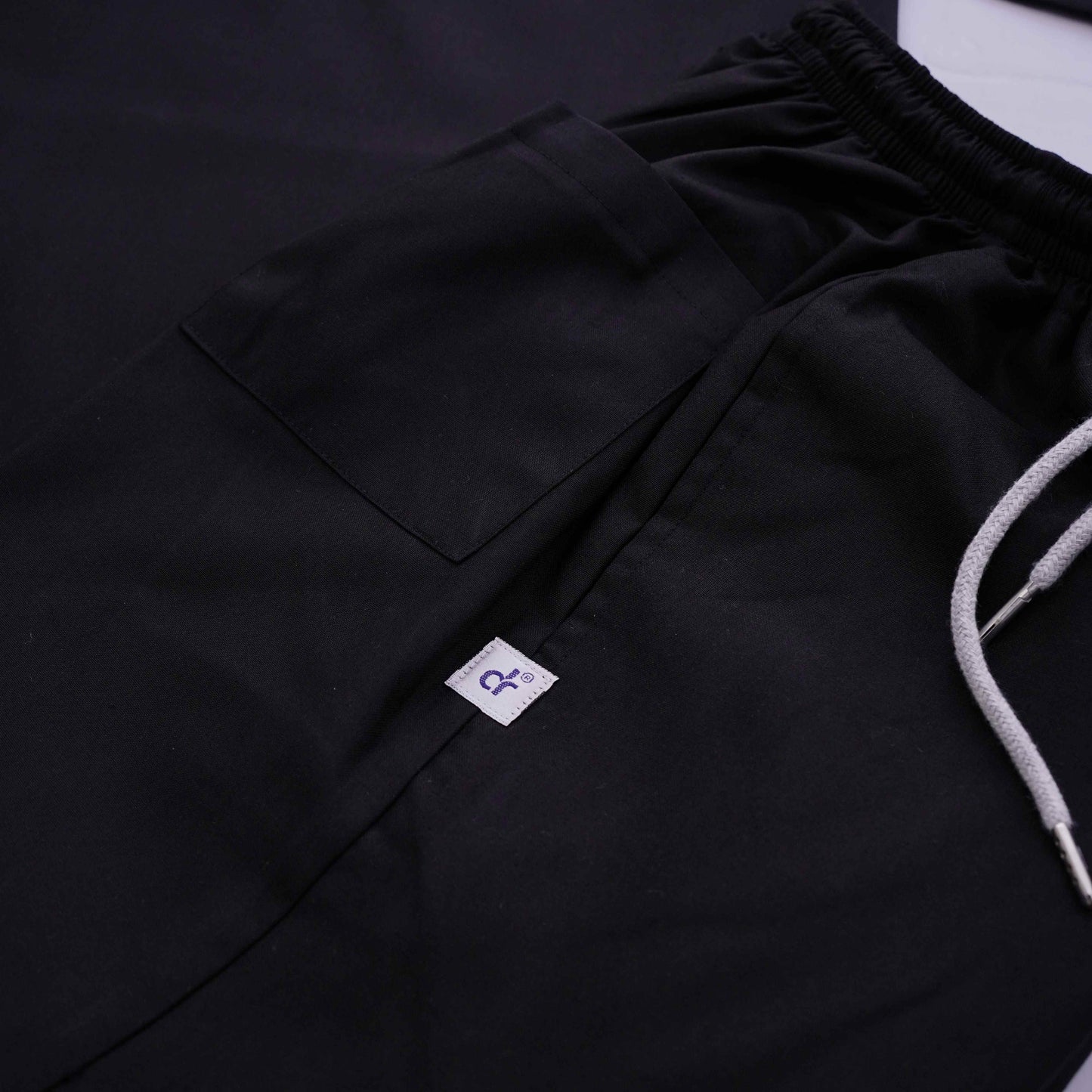 PRIME - Perfect Black Unisex Scrub