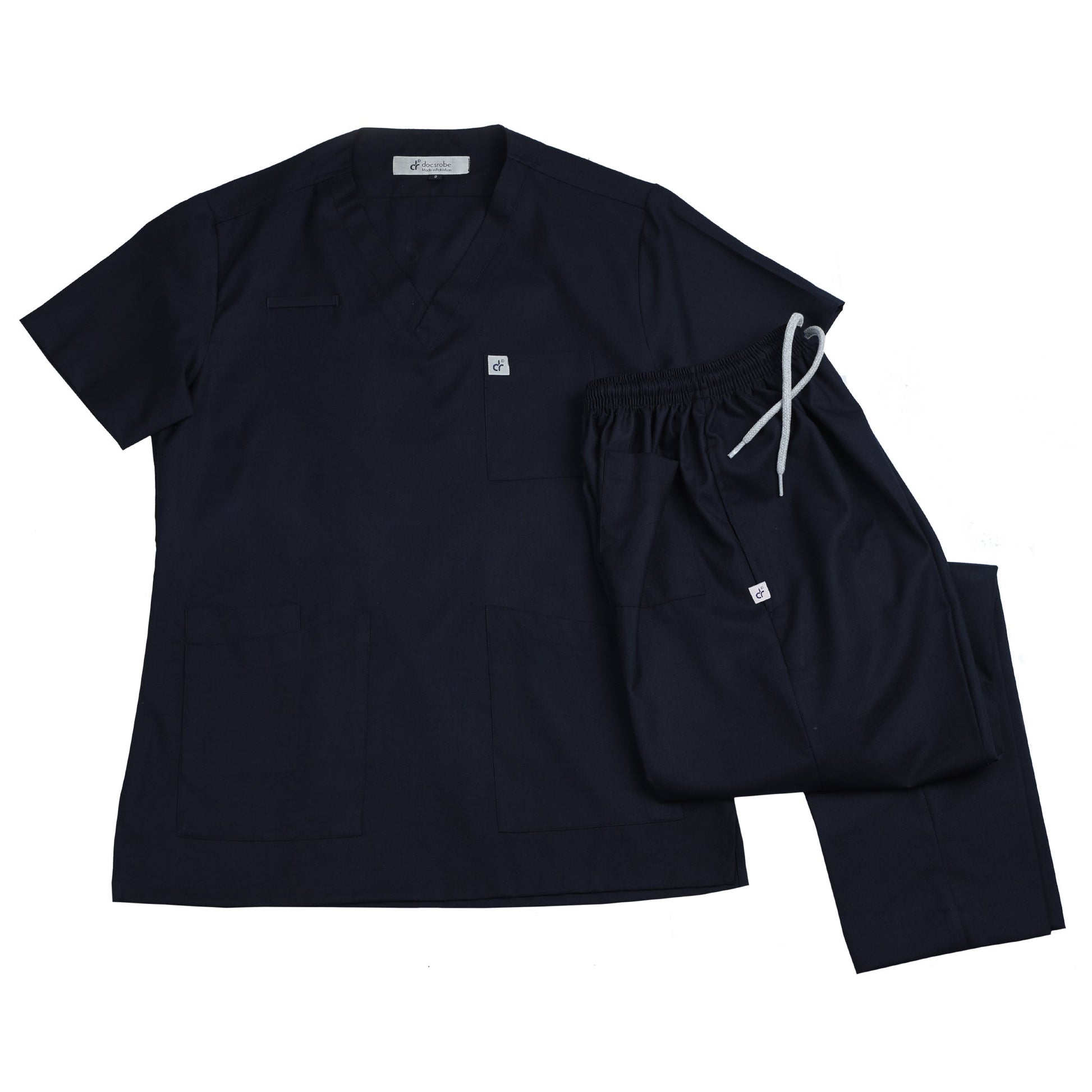 PRIME - Navy Blue Unisex Scrub - Blended Cotton - Premium Scrub from docsrobe - Just Rs.3800! Shop now at docsrobe