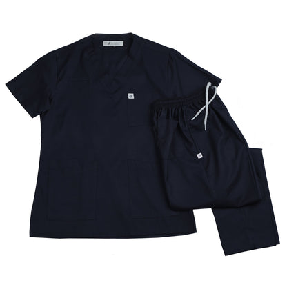 PRIME - Navy Blue Unisex Scrub - Blended Cotton - Premium Scrub from docsrobe - Just Rs.3800! Shop now at docsrobe