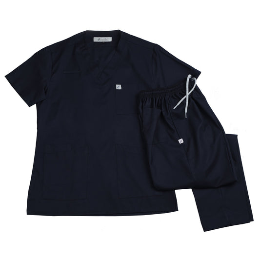 PRIME - Navy Blue Unisex Scrub - Blended Cotton - Premium Scrub from docsrobe - Just Rs.3800! Shop now at docsrobe
