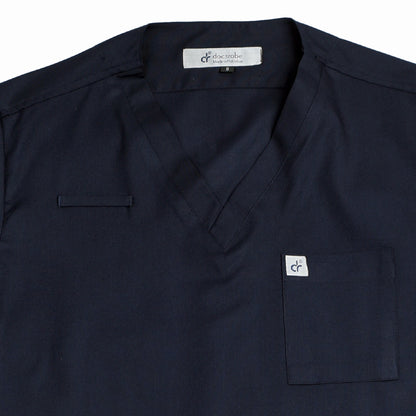 PRIME - Navy Blue Unisex Scrub - Blended Cotton - Premium Scrub from docsrobe - Just Rs.3800! Shop now at docsrobe