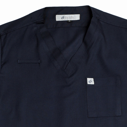 PRIME - Navy Blue Unisex Scrub - Blended Cotton - Premium Scrub from docsrobe - Just Rs.3800! Shop now at docsrobe