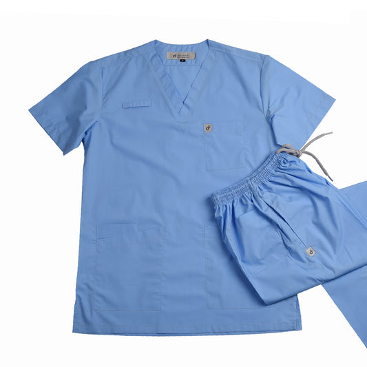 LITE- Sky Blue Unisex Medical Scrub - Premium Scrub from docsrobe - Just Rs.3300! Shop now at docsrobe
