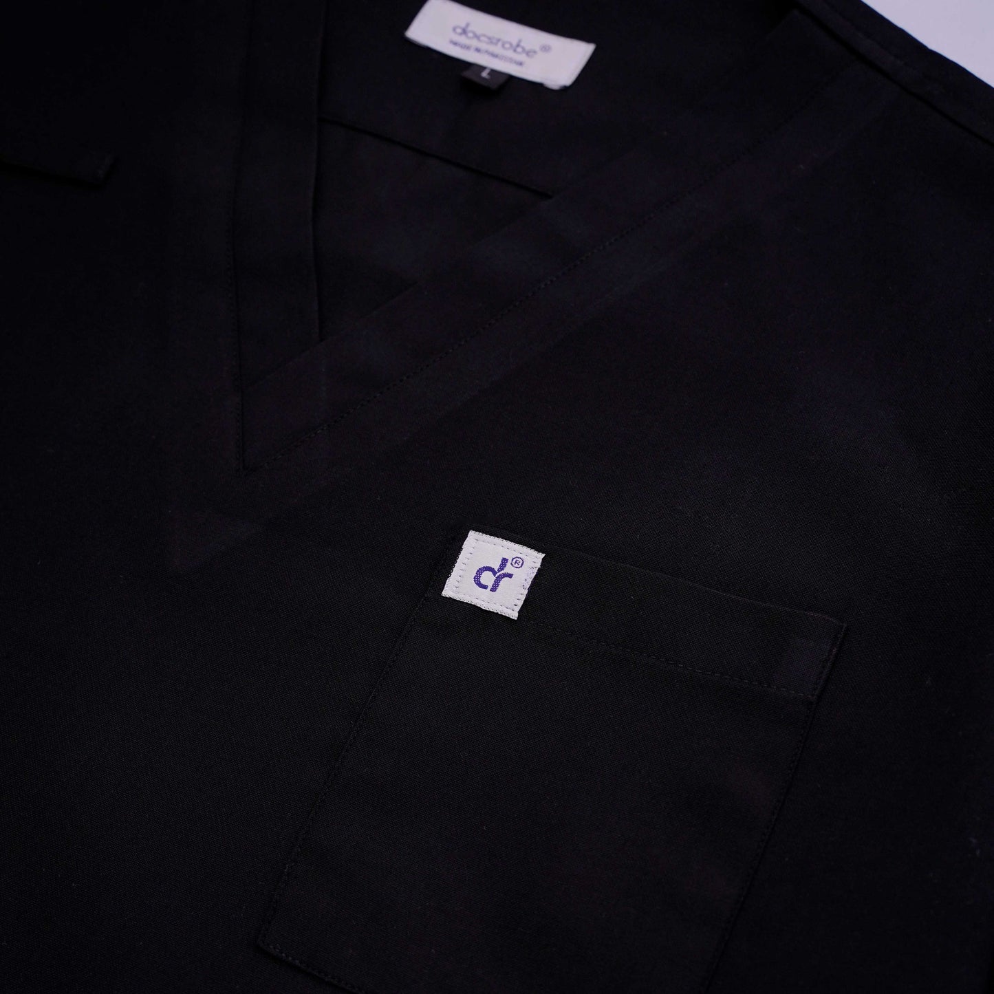 PRIME - Perfect Black Unisex Scrub